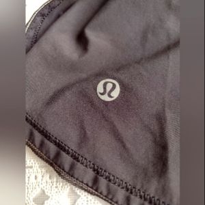 Lululemon Speed Shorts Women's 8 Black Stretch Waist Athletic Workout Inner Line